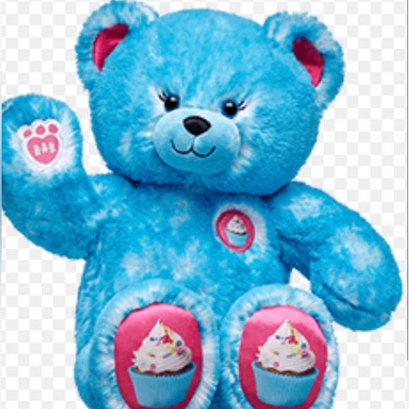 Build A Bear Make-Your-Own Cakes N' Treats  Sprinkles Cupcake Fuzzy Musical Bear - Picture 1 of 13